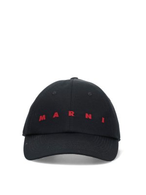 Marni: Chapeaux - Chapeau - Noir