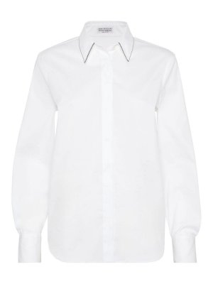 BRUNELLO CUCINELLI: Chemises - Chemise - Blanc