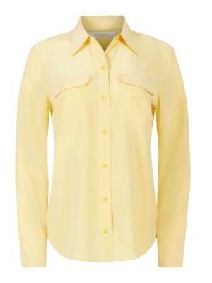 EQUIPMENT: shirts - Slim Fit Silk Shirt
