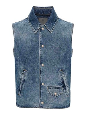 GIVENCHY: Westen - Weste - Blau