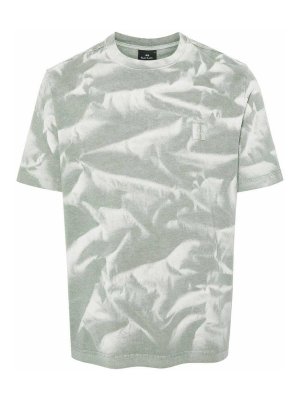 PAUL SMITH: t-shirts - Sun Bleach Print Cotton T-Shirt
