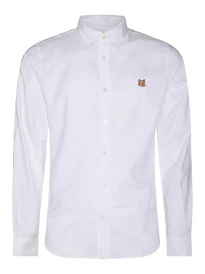 MAISON KITSUNÉ: shirts - White Cotton Shirt