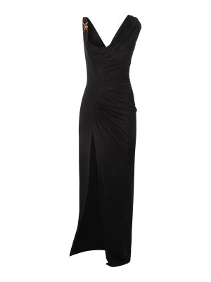 VERSACE: ニーレングスドレス - 膝丈ドレス - 黒