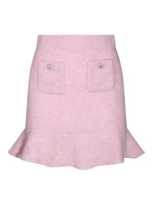 スカート VETEMENTS 'Iconic Lurex Monogram' skirt Pink WE64KN905P VETEMENTS 'iconic Lurex Monogram' Skirt | italist