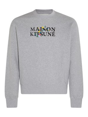 MAISON KITSUNÉ: Sweatshirts & Pulls - Sweat-Shirts - Gris