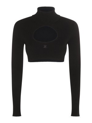 Courreges: Cárdigans - Cárdigan - Negro