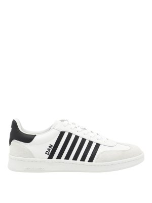 DSQUARED2: Chaussures de sport - Baskets - Blanc