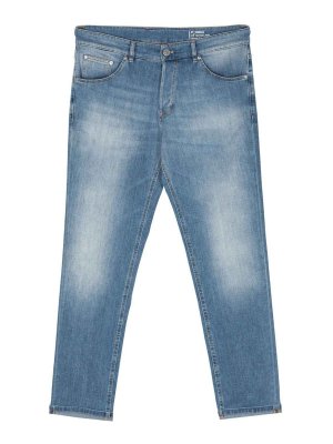 PT TORINO: skinny jeans - Long Skinny Jeans In Stretch Cotton