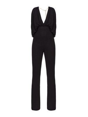 【関税&送料込】Maison Margiela Black Satin Jumpsuit Maison Margiela Satin jumpsuit - Women | S29FP0136S49465399