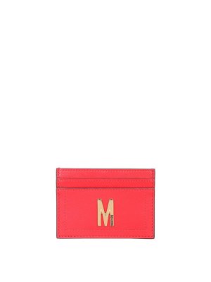 MOSCHINO: wallets & purses - Leather Card Holder