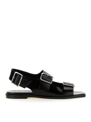 サンダル・ミュール Ferragamo 'Clethra' Sandals Salvatore Ferragamo Clethra 85MM Leather Sandals - Shoes