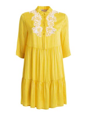 ERMANNO SCERVINO: Vestidos media pierna - Vestido Midi - Amarillo