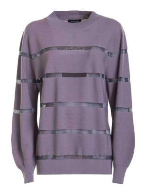 Ami Paris Boxy Off White Adc Sweater - Grey | UKS025KN0032D061