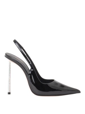 Aquazzura Black Leather The Spy Pump 105 - Black