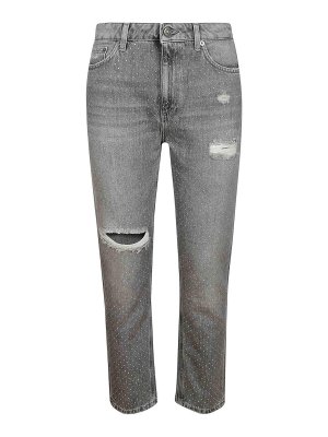 デニム・ジーパン BRUNELLO CUCINELLI Women Denim Pants MA095P5847C8999 Gray Brunello Cucinelli Jeans - Grey - Women | MA095P5847C8999