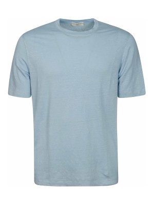 Tシャツ・カットソー ROBERTO COLLINA Men T Shirts RB51021 RB5110 BLUE Roberto Collina T-shirt - Dark Blue - Men | RT51021RT5110
