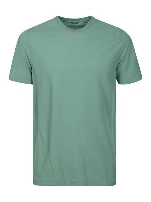 Tシャツ・カットソー ZANONE Men T-shirt Green 810184Z1353 Z4874 Zanone t-shirts for men's Green 2025 | Shop online at THEBS