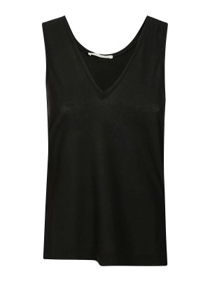 Tシャツ・カットソー UMA WANG Women Tops UW1031UW900 Black Uma Wang Lace Top - Black - Women | UW1031UW900 | thebs.com