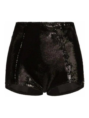 DOLCE & GABBANA: Hosen Shorts - Shorts - Schwarz