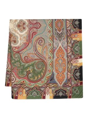 ETRO: scarves - Paisley Print Scarf