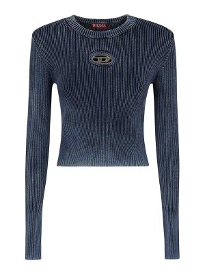 DIESEL: boat necks - Ribbed knit top