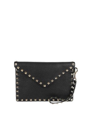 VALENTINO GARAVANI: Clutch - Pochette - Noir