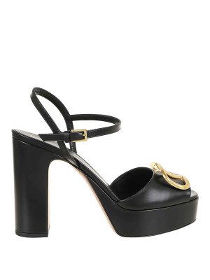 VALENTINO GARAVANI: サンダル - サンダル - 黒