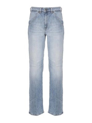 Courreges/クレージュ ジーンズ ブーツカット ブルーデニム Courreges ブーツカットジーンズ - ブルー | 324DPA221DE00337052