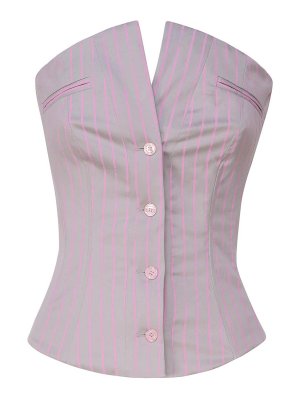 POSTER GIRL: Tops y camisetas sin mangas - Top - Gris