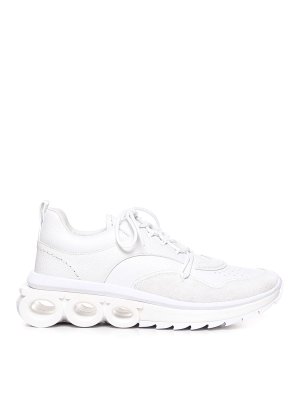 FERRAGAMO: Chaussures de sport - Baskets - Blanc