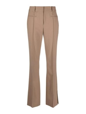 【送料&関税込】Ganni Shiitake Viscose Blend Pants Ganni Shiitake Viscose Blend Pants In Brown | ModeSens