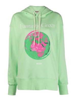 m.s.g.m.: Sudaderas y suéteres - Sudadera - Verde