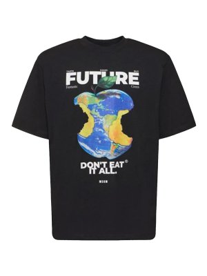 m.s.g.m.: Camisetas - Camiseta - Negro