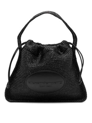 ALEXANDER WANG: クロスボディバッグ - クロスボディバッグ - 黒