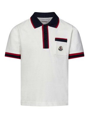 MONCLER JR: Polos  - Polo - Blanc