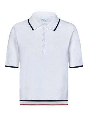 THOM BROWNE ポロシャツ ホワイト 楽天市場】トムブラウン ポロシャツの通販