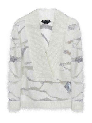 TOM FORD: maglia collo rotondo - Girocollo stampa animalier