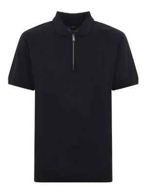 【送料&関税込】Vivienne Westwood Black Polo Shirt With Cont Alex Polo Shirt in BLACK | Vivienne Westwood®