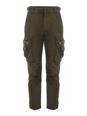 DIESEL: Pantalons casual - Pantalons Décontractés - Vert