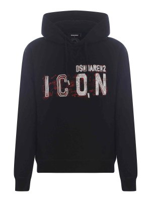 DSQUARED2: Sweatshirts & Sweaters - Scribble Sweatshirt