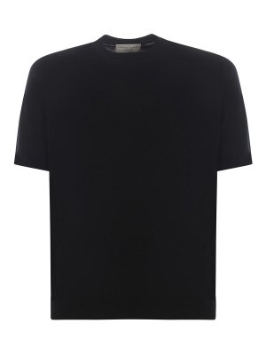 FILIPPO DE LAURENTIIS: Strickpullover mit Rundhalsausschnitt - Rundhalspullover - Schwarz