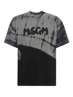 M.S.G.M. t-shirts for men's Black 2025 | Shop online at THEBS