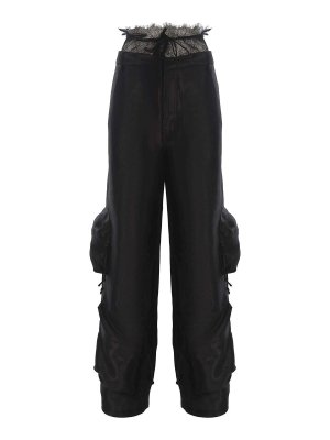 ROTATE Birger Christensen: Pantalons casual - Pantalons Décontractés - Noir