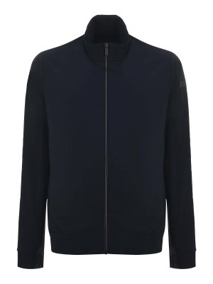 Dondup Hoodie Full Zip Basic Fleece - Blue | UF683KF0196UHY4890