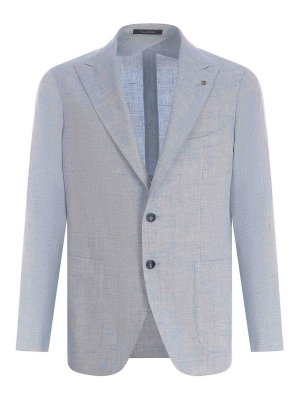 TAGLIATORE: Vestes de costume - Blazer - Bleu Clair
