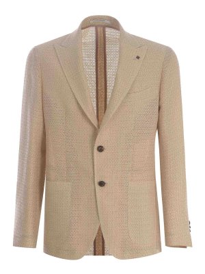 TAGLIATORE: Vestes de costume - Blazer - Beige