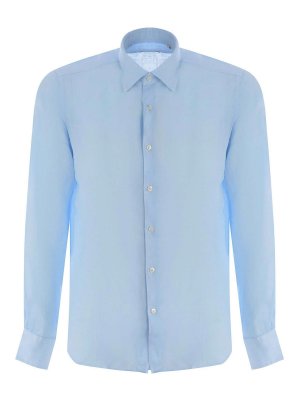 Tシャツ・カットソー Michael Kors SS25 LONG SLEEVES LINEN SHIRT (CS4400H4YT 436) Linen Shirt | Michael Kors [EE]