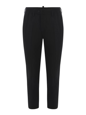 YES LONDON: Pantalons casual - Pantalons Décontractés - Noir