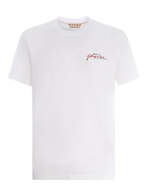 Marni: t-shirts - T-Shirt  In Cotton