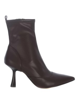 Balmain Eva ankle boot in black leather - Black